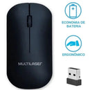 Mouse Sem Fio Multilaser MO307 Preto