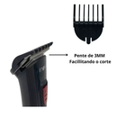 Maquina de Cortar Cabelo e Barba Recarregavel