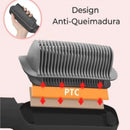 Escova alisadora com controle de temperatura