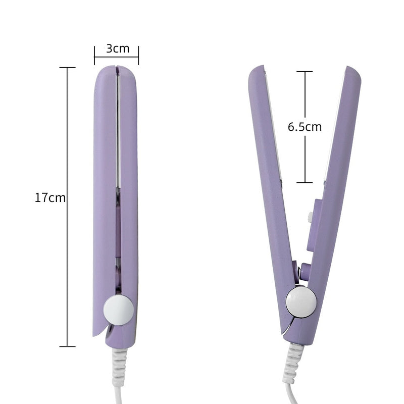 Mini Chapinha/Prancha de Cabelo com Estojo bom para viajem e bolsa
