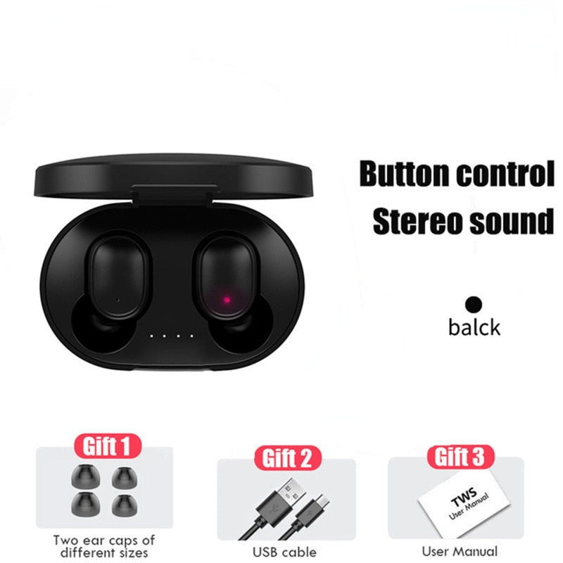 Fones de ouvido Bluetooth Sem fio -TWS E6S